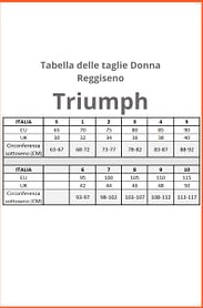 tabella taglie reggiseno triumph